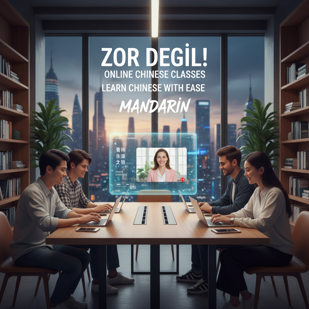 Zor Değil! Online Çince Dersleri ile Çince Öğrenin (Mandarin)